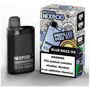 Vaporizador Wotofo Nexpod Kit Blue Razz Ice 5000 Puffs