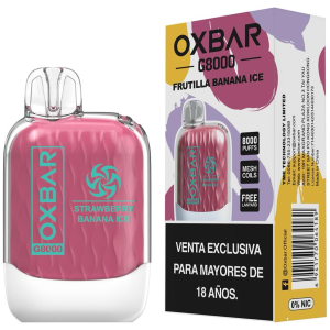 Oxbar Frutilla Banana Ice 8000 Puffs