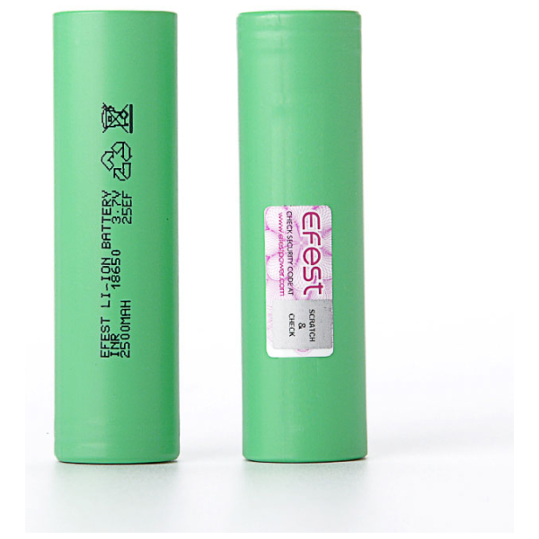 Batería EFEST 18650 - 2500mAh 20A