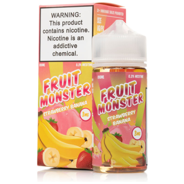 Fruit Monster Strawberry Banana 100ml