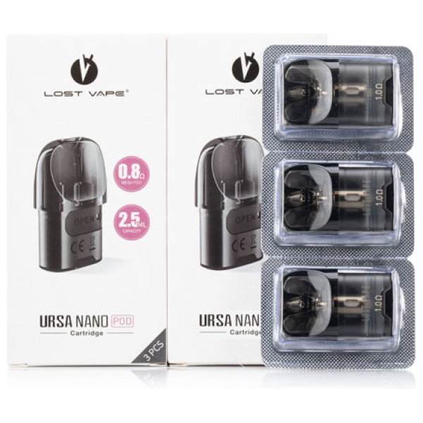 Cartuchos Lost Vape Ursa Nano Pod + Resistencia