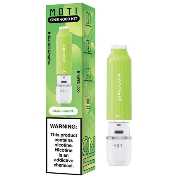 Moti One Pod Kit 4000 Puff Aloe Grape