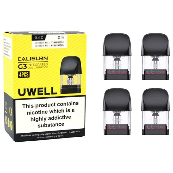 Cartuchos Uwell Caliburn G3 3ml + Resistencia