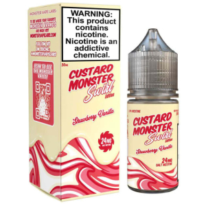 Custard Monster Swirl Strawberry Vanilla Salt 30ml