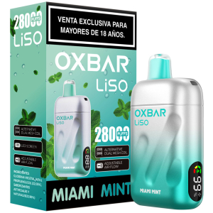 Vaporizador Oxbar Liso 28000 Puffs Miami Mint