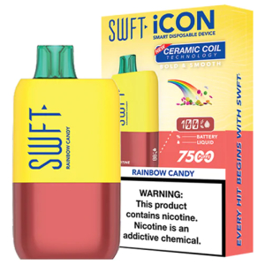 Vaporizador SWFT ICON 7500 Puff Rainbow Candy
