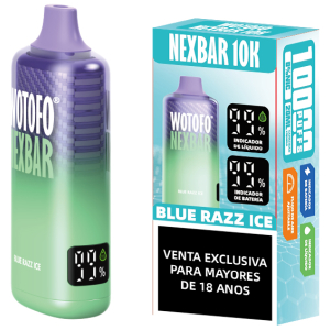 Wotofo Nexbar 10000 Puffs Blue Razz Ice