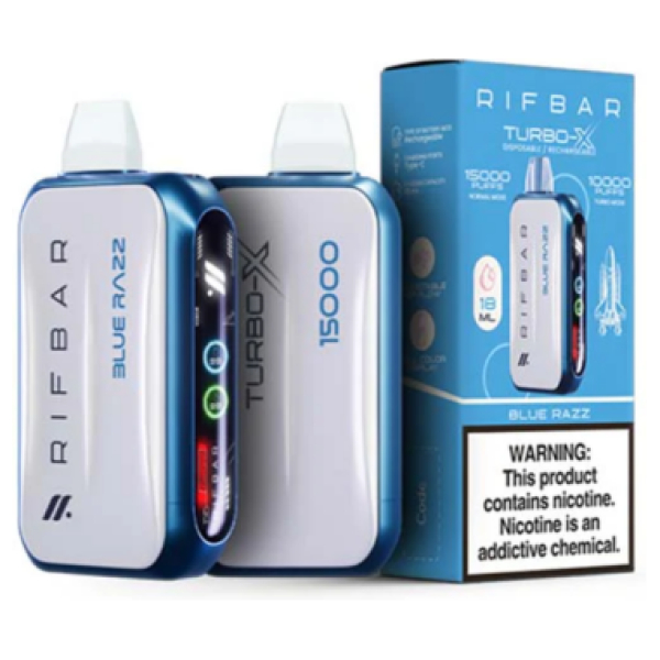 Vaporizador RIFBAR X 15000 Puff Blue Razz