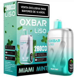 Vaporizador Oxbar Liso 28000 Puffs Miami Mint