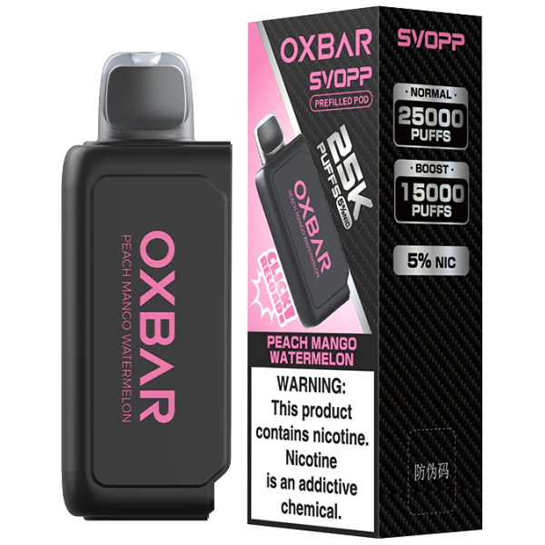 Cartucho De Recarga Oxbar Svopp Peach Mango Watermelon